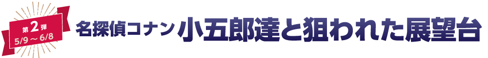 第2弾「名探偵コナン 小五郎達と狙われた展望台」編